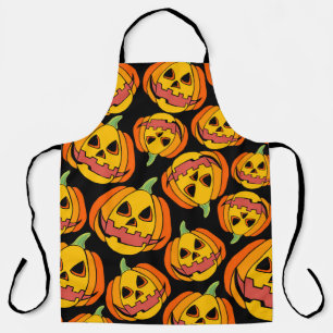 Halloween Pumpkin: Vintage Autumn Symbol Apron