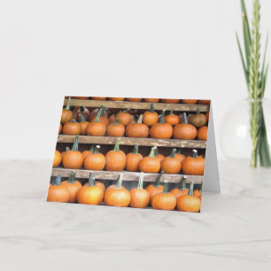 Halloween Pumpkin Wall Card