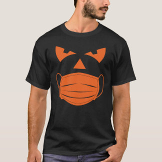 Halloween Pumpkin Wearing Face mask 3417png3417 T-Shirt