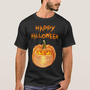 Halloween Pumpkin Wearing Face Mask Funny Jack O L T-Shirt