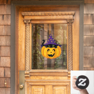 Halloween Pumpkin Window Cling