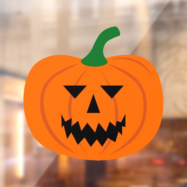 Halloween Pumpkin Window Cling (Sheet 2)