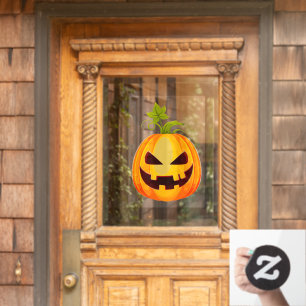 Halloween Pumpkin Window Cling