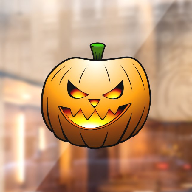 Halloween Pumpkin Window Cling (Sheet 2)