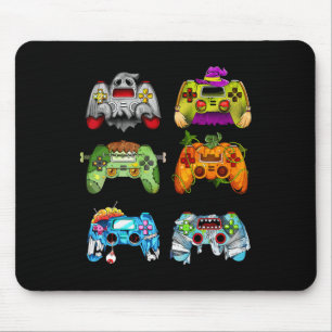 Halloween Pumpkin Witch Gaming Controllers Zombie Mouse Mat