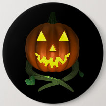 Halloween Pumpkin with Vines