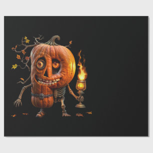 Halloween Pumpkin Wrapping Paper