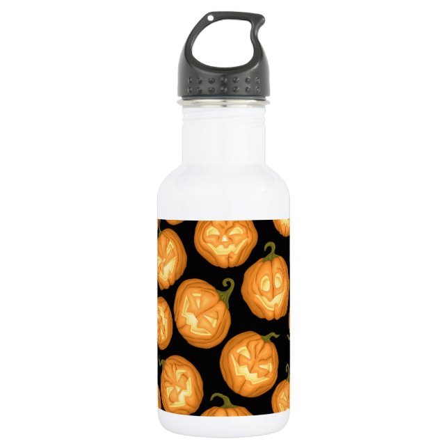 Halloween pumpkins 532 ml water bottle (Front)