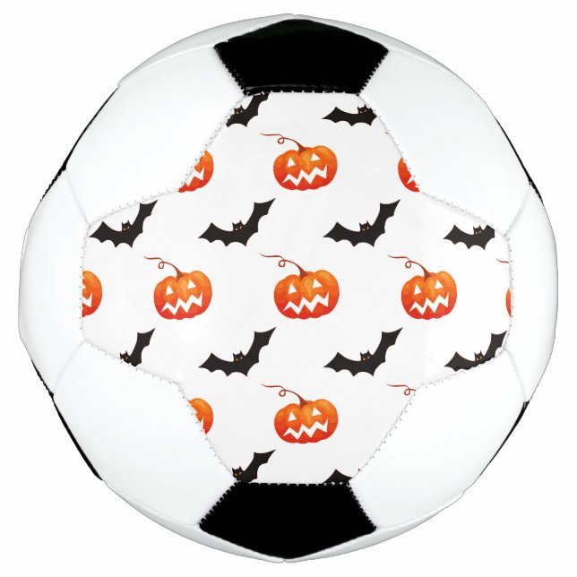 Halloween Pumpkins and Bats, Trick or Treat, Boo Football (Front)