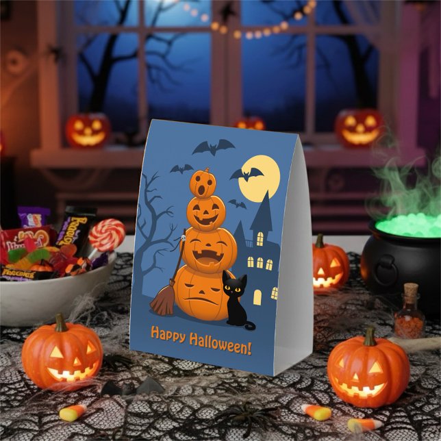 Halloween Pumpkins and Black Cat (Creator Uploaded)