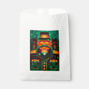 Halloween Pumpkins and Black Cats Favour Bags