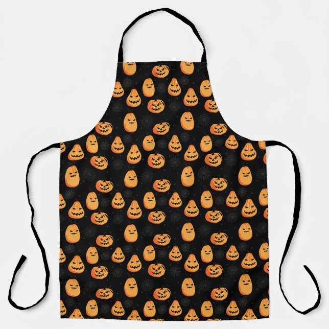 Halloween Pumpkins Apron (Front)