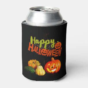 Halloween Pumpkins Can Cooler