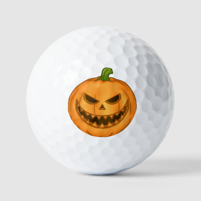 Halloween Pumpkins & Candy Golf ball (Front)