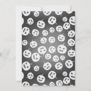 Halloween pumpkins card