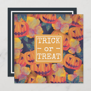 Halloween Pumpkins Costume Party   Invitation