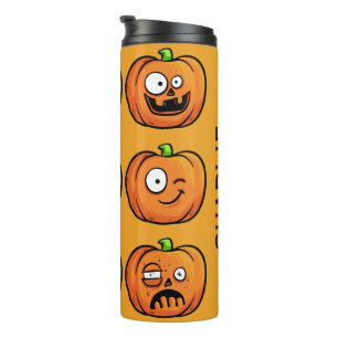 Halloween Pumpkins custom name tumbler