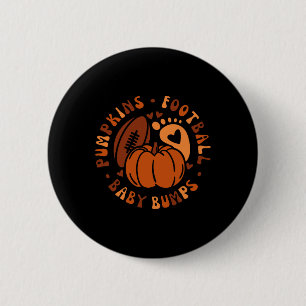 Halloween Pumpkins Football Baby Halloween Costume 6 Cm Round Badge