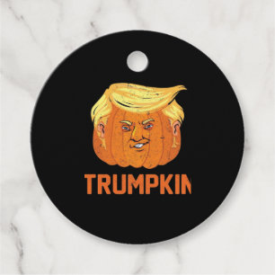 Halloween Pumpkins Funny Trumpkin Favour Tags