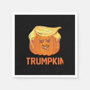 Halloween Pumpkins Funny Trumpkin Napkin