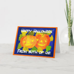Halloween Pumpkins Greeting Card