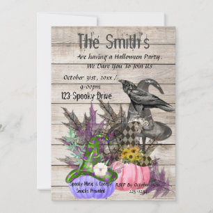 Halloween Pumpkins Invitation