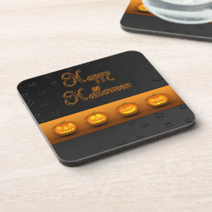 Halloween Pumpkins Jack-o-Lantern Coaster