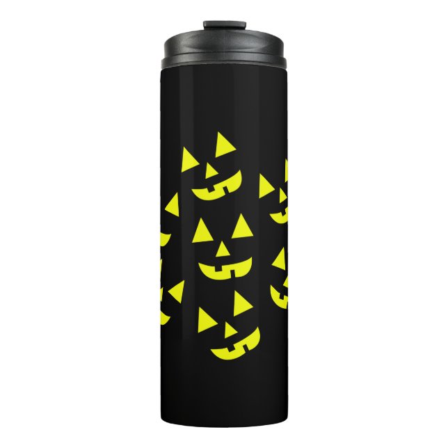 Halloween Pumpkins Jack O' Lantern Thermal Tumbler (Front)