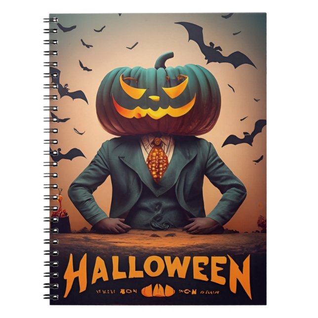 Halloween pumpkins Notebook (Front)