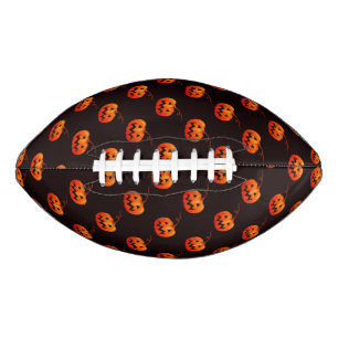 Halloween Pumpkins, Orange Pumpkins Trick Or Treat American Football