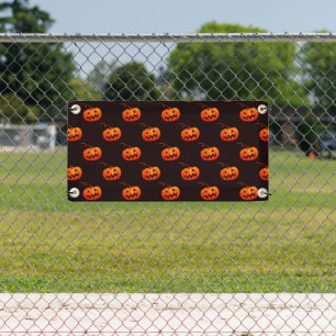 Halloween Pumpkins, Orange Pumpkins Trick Or Treat Banner