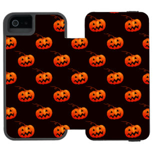 Halloween Pumpkins, Orange Pumpkins Trick Or Treat Incipio Watson™ iPhone 5 Wallet Case