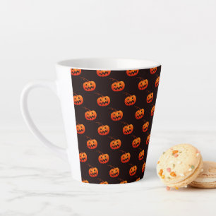 Halloween Pumpkins, Orange Pumpkins Trick Or Treat Latte Mug