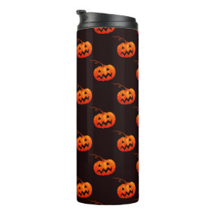 Halloween Pumpkins, Orange Pumpkins Trick Or Treat Thermal Tumbler