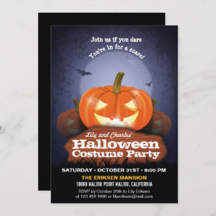 Halloween Pumpkins Party Invitation