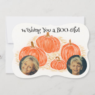 Halloween Pumpkins PHOTO Card