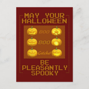 Halloween Pumpkins postcard