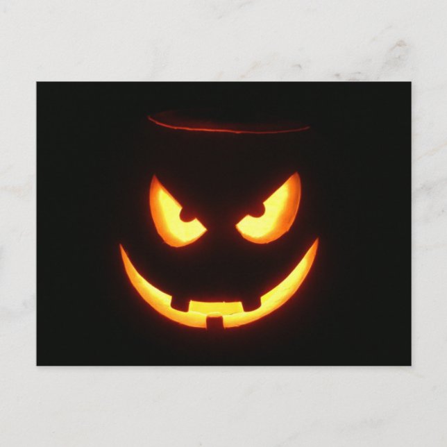 Halloween Pumpkins Postcard (Front)