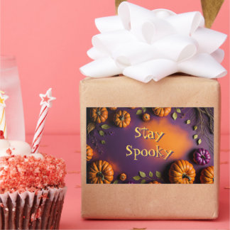 Halloween Pumpkins Rectangular Sticker