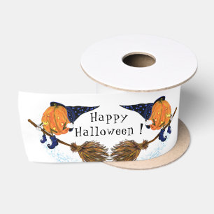 Halloween Pumpkins Ribbon Satin Ribbon