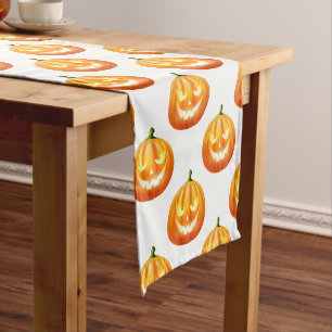 Halloween Pumpkins Table Runner