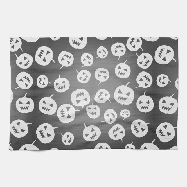 Halloween pumpkins tea towel (Horizontal)