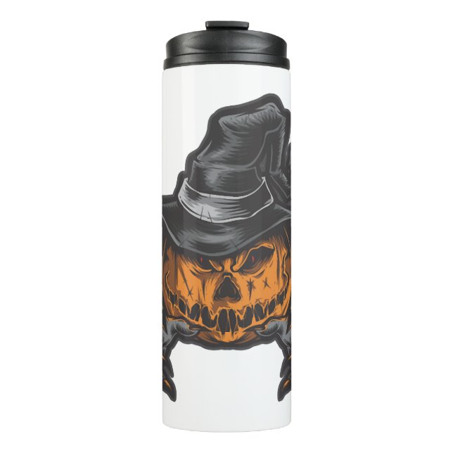 Halloween Pumpkins         Thermal Tumbler (Front)