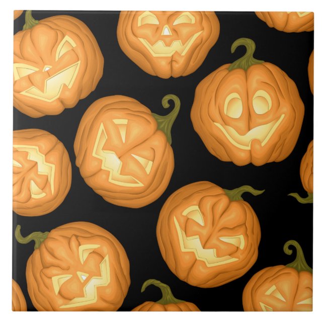 Halloween pumpkins tile (Front)