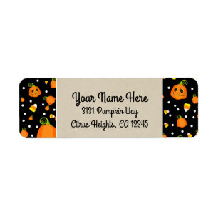 Halloween Pumpkins Whimsical Party Kraft
