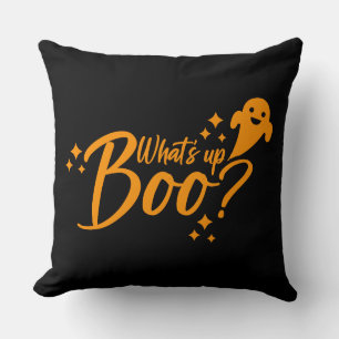 Halloween Pun - Whats up boo? Cushion