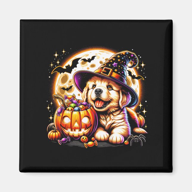 Halloween Puppy Dog Magnet (Front)