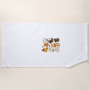 Halloween Puppy Love � Kawaii Dog Art Classic T-Sh Beach Towel