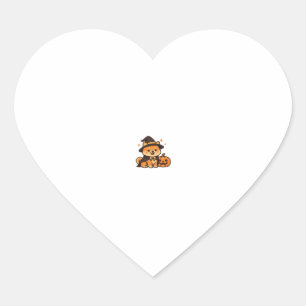 Halloween Puppy Love � Kawaii Dog Art Classic T-Sh Heart Sticker