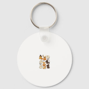 Halloween Puppy Love � Kawaii Dog Art Classic T-Sh Key Ring